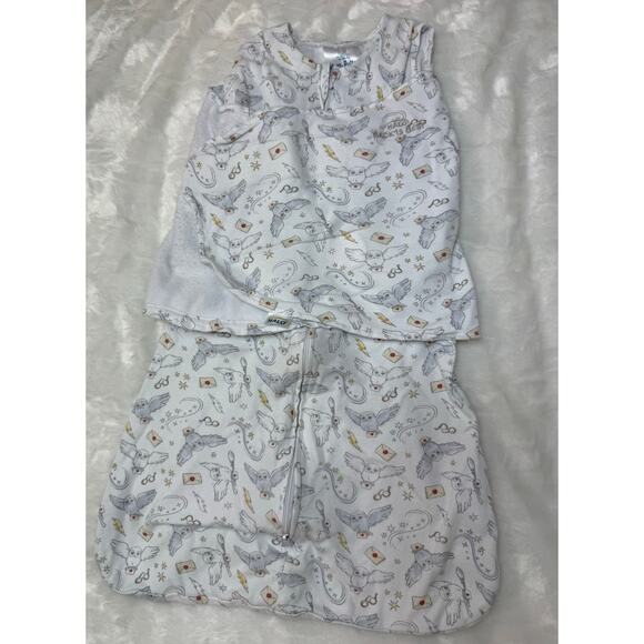 Halo Harry Potter Messenger Hedwig Owl Letters Sleep Sack Baby Swaddle 3-6 M ** - Picture 4 of 6